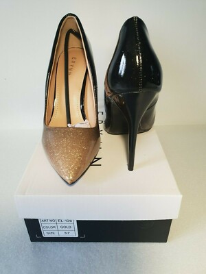 Escarpins à Talons Hauts Erynn - Doré, Pointure 40, Synthétique, Neufs Avec Emballage