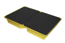 104 Litre Spill Tray Removable Grid Oil Chemical General Spill Waste Management 