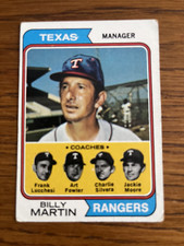 1974 Topps - Billy Martin, Charlie Silvera, Frank Lucchesi #379