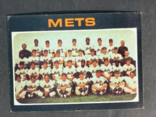 VINTAGE 1971 Topps METS TEAM # 641 🔥SCARCE HIGH # - SP🔥 - EX