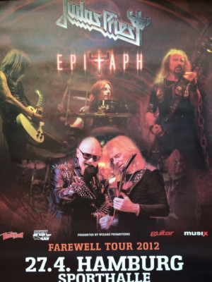 Judas Priest 2012 A1 84cm Hamburg +Variants Tour Konzert Plakat Concert Poster
