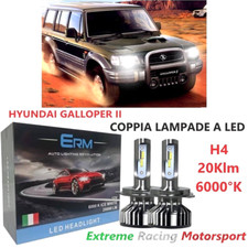 HYUNDAI GALLOPER 98-03 LAMPADE BILED WHITE 6000°K H4 12V 20KLM CANBUS NO ERROR