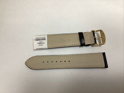 Bracelet Montre ZRC 22mm - Cuir Veau Noir Neuf Avec étiquettes - Qualité Premium