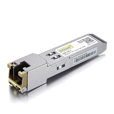 SFP Copper Transceiver, 1Gb/s, RJ45, 100m, kompatibel mit Cisco, Ubiquiti, Ne...