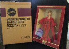 Most Beautiful Barbie 2002 NIB Winter Christmas Concert Stunning Doll  Outfit