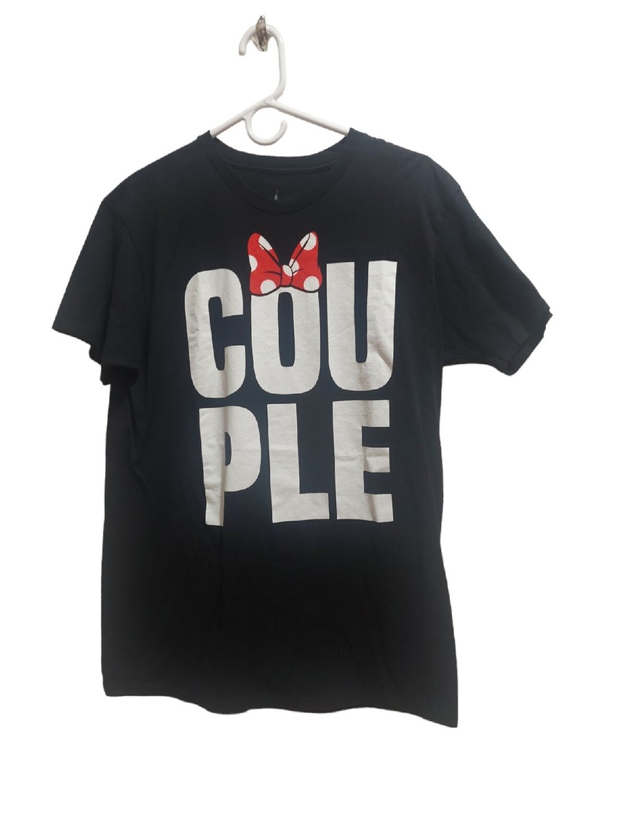 Disney Parks Couples T-Shirt Black Adult Size Large Honeymoon