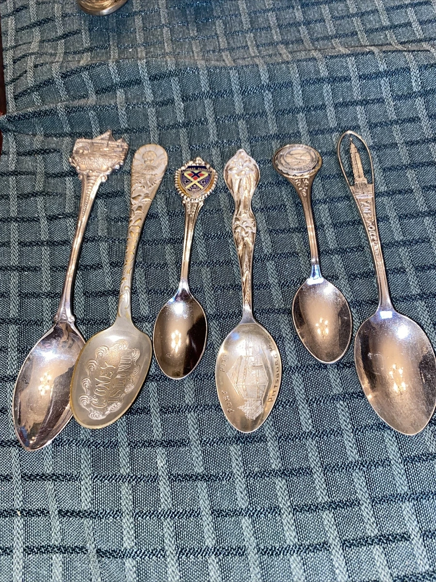 Antique silver shop spoons for sale