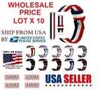 LOT 10 NYLON Band Strap For Apple Watch iWatch 38/42/40/44m ADJUSTABLE LENGHT