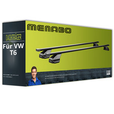 Menabo Omega Black - Dachträger - Stahl - für VW T6 Kasten/Bus NEU