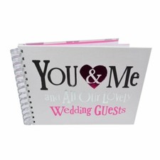 Bright Side Wedding Guest Book - You & Me - PARTY AND reception GIFT IDEA *S