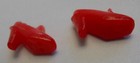 Vintage Barbie Clone Doll Ruby RED PILGRIM SHOES Disney High Heel Slipper Pumps — photo 5