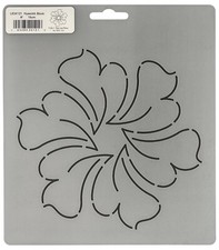 Quilting Stencil Hyacinth Flower Quilt Patterns Floral Block Quilters Template