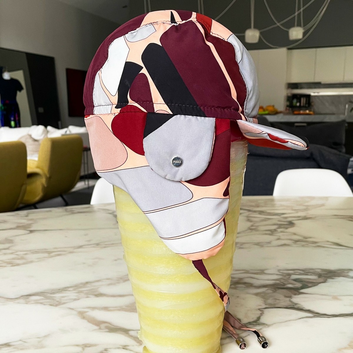 EMILIO PUCCI printed trapper hat size I Made in Italy | eBay