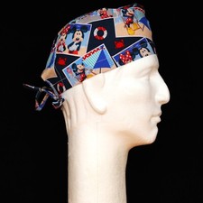 Mickey  Minnie Vacation Theme Scrub Hat