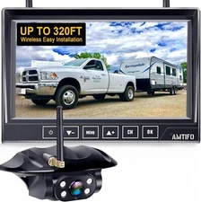 RV Backup Camera Wireless Easy Install: Plug & Play for Furrion Pre-Wired RVs ,,