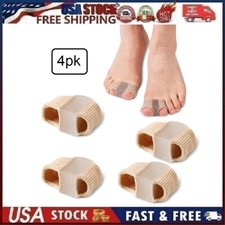 Bunion Toe Separators for Overlapping Toes Unused, Gel Toe Spacers 4 pack