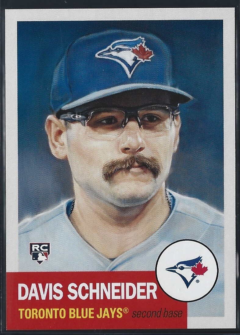2024 Topps MLB® Living Set® # 711 DAVIS SCHNEIDER Rookie Blue Jays 1,468 PR b