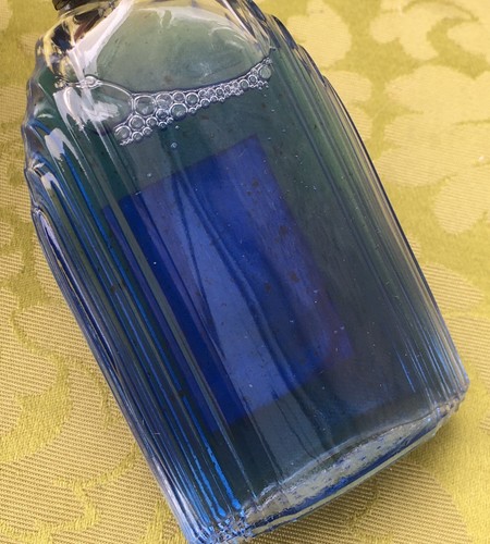 FRENCH GARNIER 1920s HAIR BRILLIANTINE~ART DECO GLASS BOTTLE~MADE IN FRANCE~NEW - Picture 5 of 21