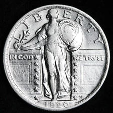 1920 Standing Liberty Quarter XF E846 AMX