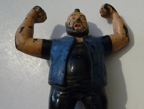 * * LJN One man gang Vintage WWF 1988 Wrestling Su...