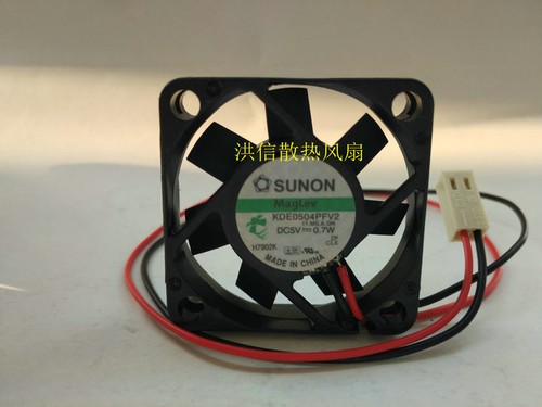 SUNON KDE0504PFV2 DC5V 0.7W 4010 switch mute cooling fan - Picture 2 of 4