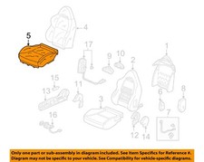 HONDA OEM 02-04 RSX Seats Tracks Front Seat C...
