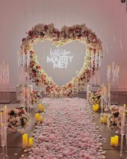 Proposal Decor | Floral Heart Arch *HIRE* In London.  Wedding Decor