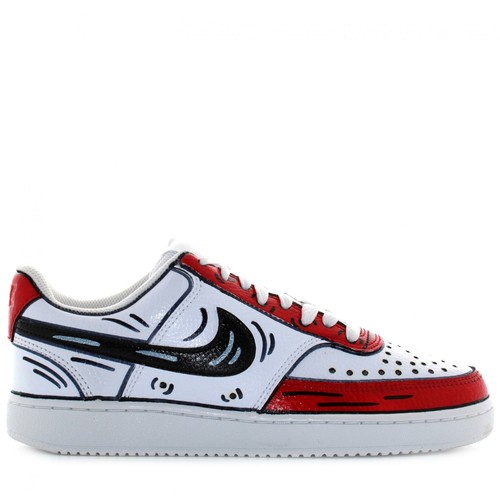 Nike sneakers personalizzate CD5434 100 WMNS COURT VISION LOW GRAFIC CARTON  P21 | eBay