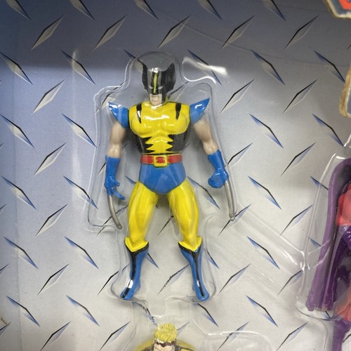 Toy Biz Marvel X-Men Heavy Metal Heroes Die Cast Metal Figuras 1998 Paquete de 8 en caja - Imagen 7 de 14