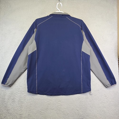 Seattle Mariners Jacket Men’s XL Blue Gray Water Resistant Pullover Quarter Zip - Picture 6 of 10