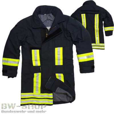 FEUERWEHRJACKE HUPF TEIL FEUERWEHR SCHUTZJACKE ÜBERJACKE EINSATZJACKE  GORE-TEX - Main Image