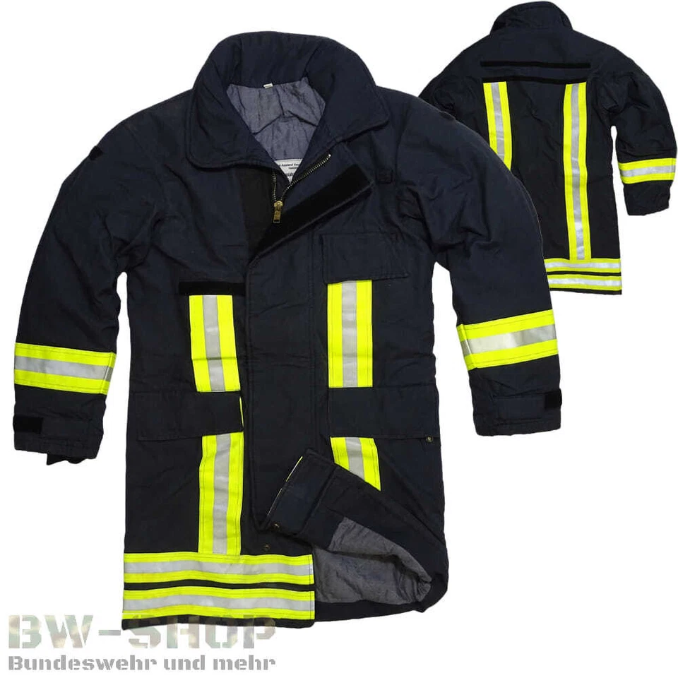 FEUERWEHRJACKE HUPF TEIL 1 FEUERWEHR SCHUTZJACKE ÜBERJACKE EINSATZJACKE GORE-TEX