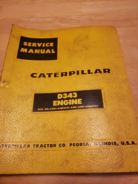 CAT Caterpillar D17000 Diesel Engine Service Manual Servicemens
