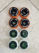 Labeda Asphalt Outdoor Inline Roller Hockey Wheels 72mm Orange And 68 mm White