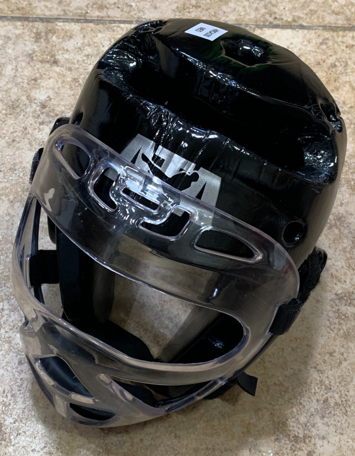 Official ATA Taekwondo Padded Helmet w/ Clear Face Shield Sz-Medium (22") Macho