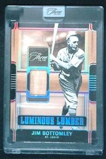 2025 Panini Three and Two Luminous Lumber Jim Bottomley /25