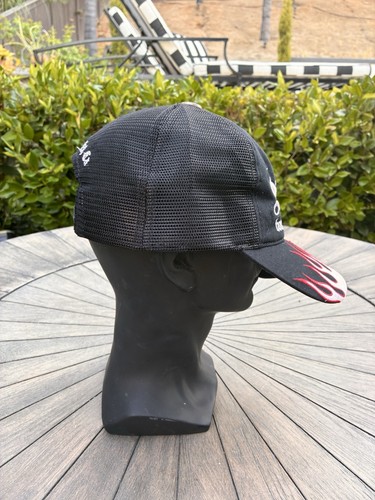 SMET Born by Christian Audigier Adjustable Trucker Hat Black One Size Vtg - Picture 3 of 7