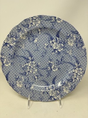 SPODE Bone China Penny Lane Honeywall Dinner Plate Blue Floral 10 3/8  GUC !!!