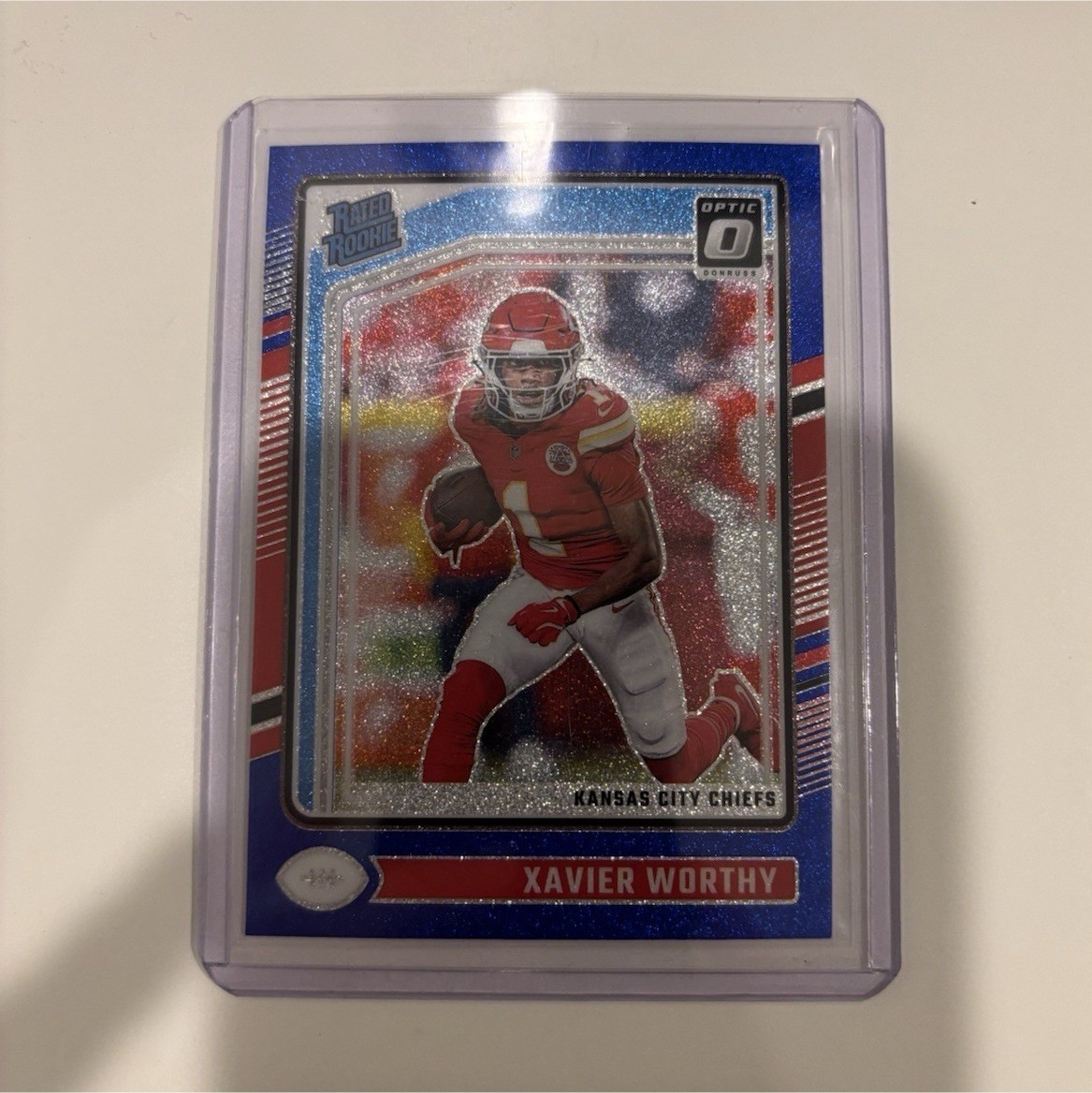 Xavier Worthy Panini Donruss Optic #300 Base