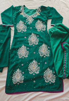 indische salwar kameez, Lehenga,  Anarkali Bollywood Style  grün in Größe 36-38