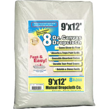 9 Ft. X 12 Ft. 8 Oz. Natural Canvas Drop Cloth
