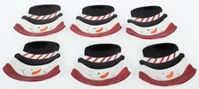 New Bella Casa By Ganz Snowman Appetizer Plates Set of 6 Christmas Decor