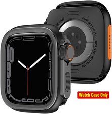 2 in 1 Metal Case for Apple Watch Ultra 49mm, Rugged Shockproof Bumper Cover