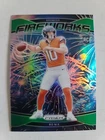 2024 Panini Prizm - Fireworks Bo Nix #23 Green Prizm (RC)