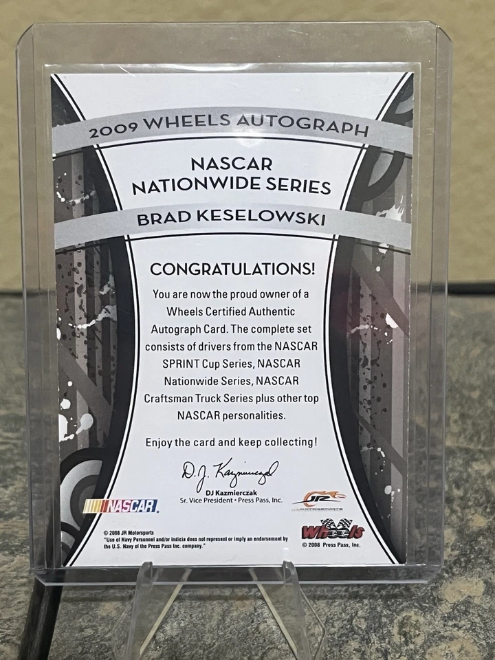 2009 Wheels Authentic Autographs Brad Kesolowski - Image 2 of 2