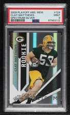 2009 Playoff Absolute Memorabilia Spectrum Silver 2/25 Clay Matthews PSA 9 1a5e
