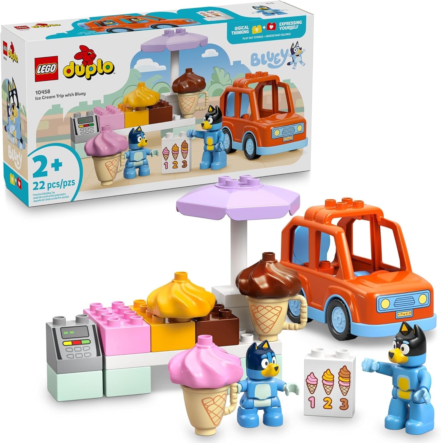 LEGO Bluey: Bluey&rsquo;s Family House - Toddler Toy for 4 Year 