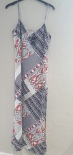 NEW PRETTY NEXT IBIZA MAXI LONG STRAPPY DRESS SIZE 14 