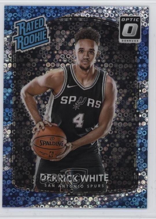 2017 Panini Donruss Optic Rated Rookie Fast Break Holo Prizm Derrick White 0r4