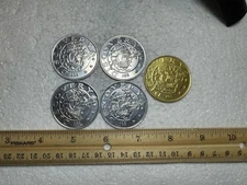 Lot Of 5 - NASA Space Shuttle STS-103 Souvenir Coins